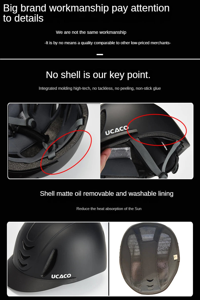 UltraLight Equestrian Helmet 50-61 cm Adjustable