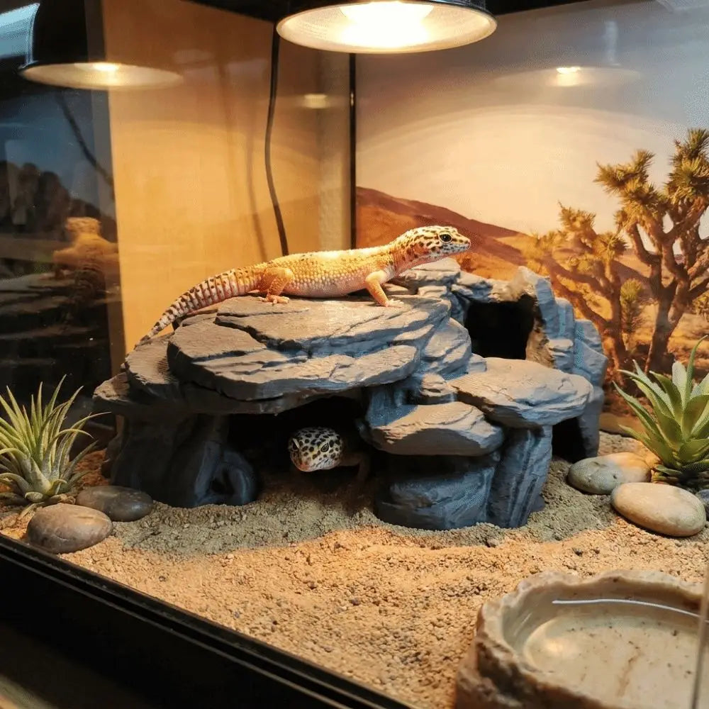 Realistic 3D Rockery Ornament for Aquarium Fish Tanks