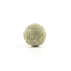 A spherical ball of green catnip for cats.