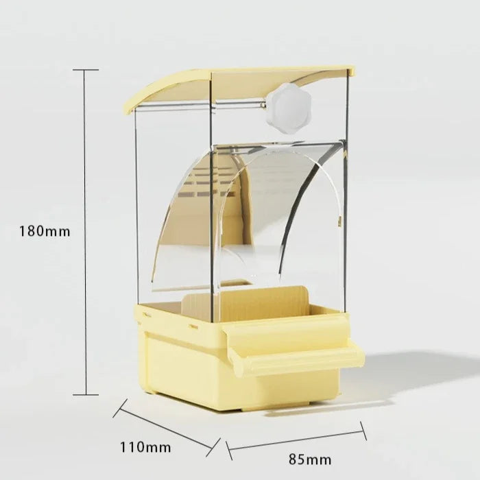 Parrot No-Waste Feeder with Seed Husk Separator