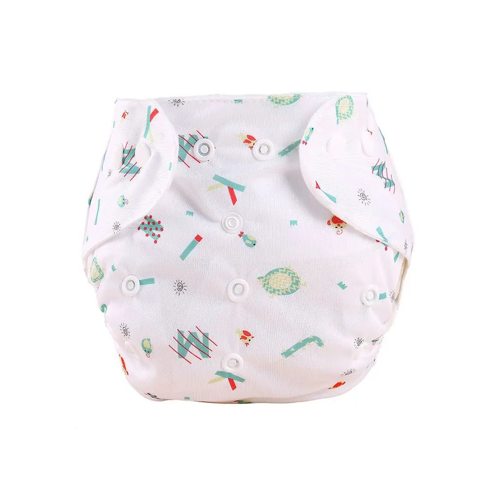Eco-Friendly Reusable Cotton Cloth Diapers with Adjustable Fit