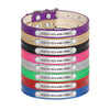 Individuell gravierte Leder-Hundehalsband mit ID-Tag
