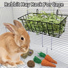 Compact Metal Hay Feeder Rack for Small Pets