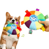 Interactive Plush Dog Ball with Bell