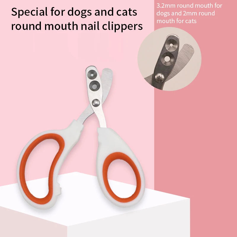 Stainless Steel Nail Clippers for Cats and Small Dogs