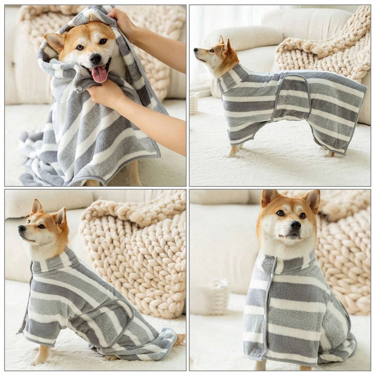 Extra Large Quick-Dry Microfiber Pet Bath Towel