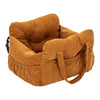 Dog Car Seat with Safety Belt – Non-Slip, Washable Travel Bed for Small Dogs