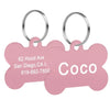 Personalized Bone-Shaped Pet ID Tag with Custom Engraving