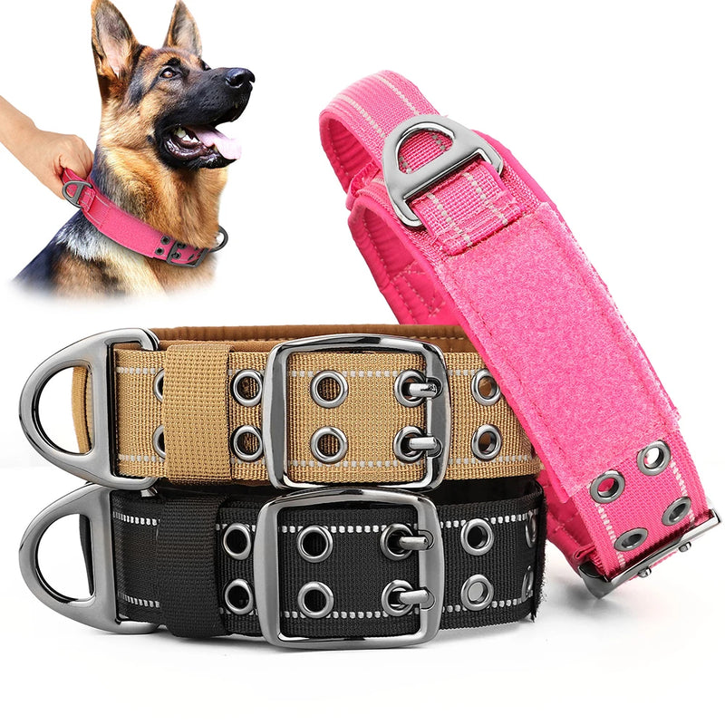 Taktisches Nylon-Hundehalsband mit Griff