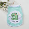 Cute Print Dog Vest Shirt for Small Breeds – Spring & Summer Pet Apparel