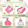 Extra Thick Leak-Proof Dog Poop Bags with Dispenser – Cute Heart Print