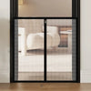 Breathable Metal Mesh Pet Barrier Gate with Zipper Door