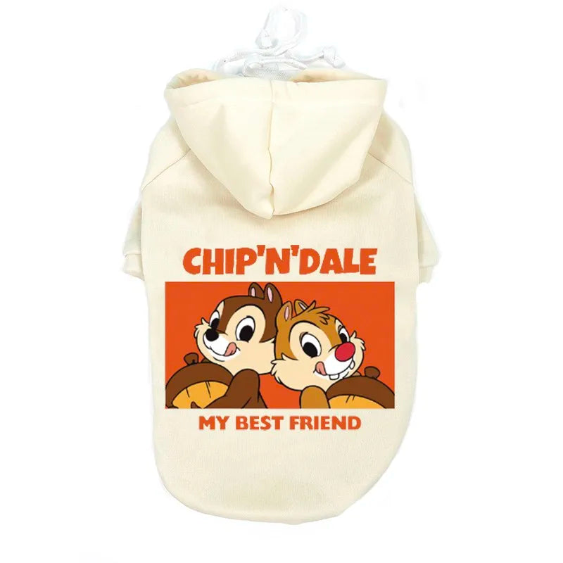 هودي كلب شتوي من ديزني معطف كرتوني دافئ