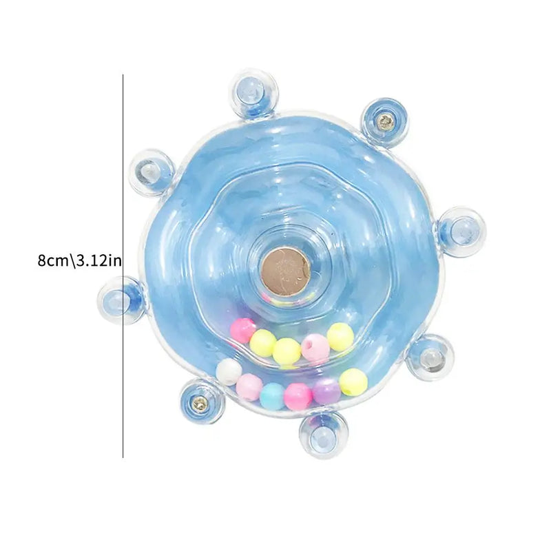 لعبة تفريغ الضغط للببغاوات: موزع مكافآت دوّار لتدريب المنقار