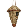 Handwoven Natural Grass Hanging Bird Nest for Small Birds