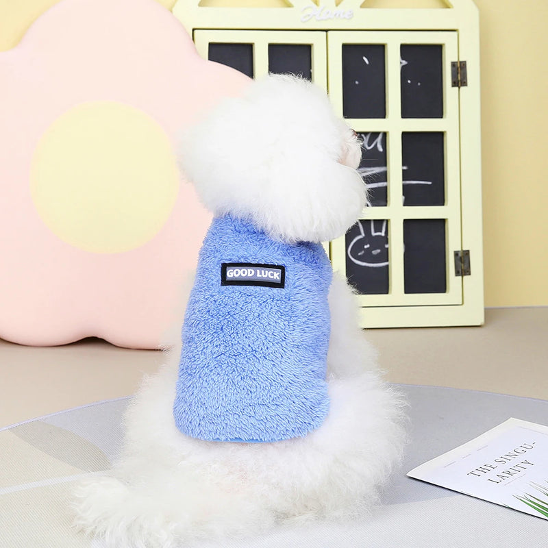 Chaleco de Felpa Coral para Mascotas