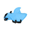 Hellblaue Hundewestejacke mit Kapuze und Trägern