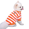 Sudadera con Capucha de Franela a Rayas Arcoíris para Perro
