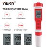 4-in-1 Digital Water Quality Tester for pH, TDS, EC, and Temperature