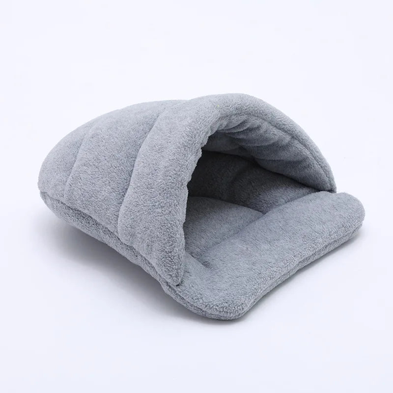 Lit-Tanière en Polaire Doux pour Petits Animaux