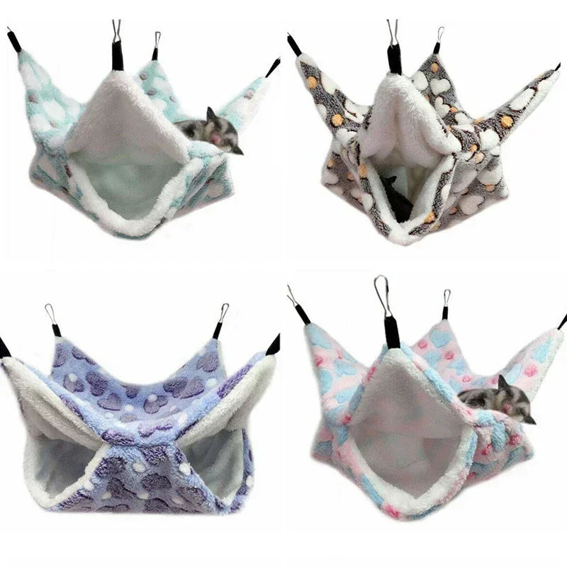 Hamac Double Couche pour Petits Animaux