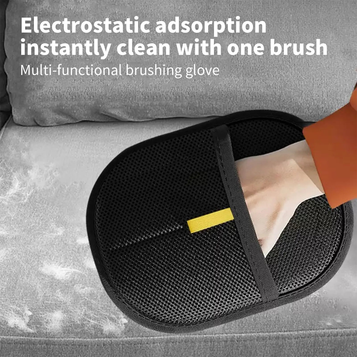 Electrostatic Pet Hair Remover Gloves for Dogs and Cats