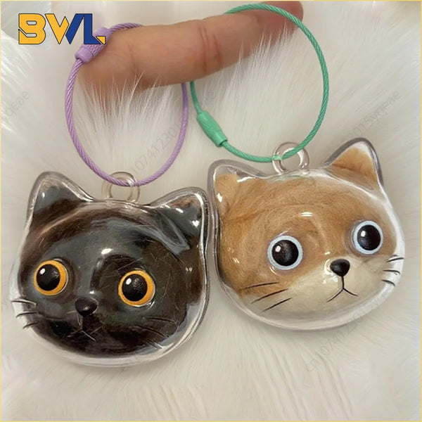 Pet Hair Keepsake Memorial Keychain Bottle