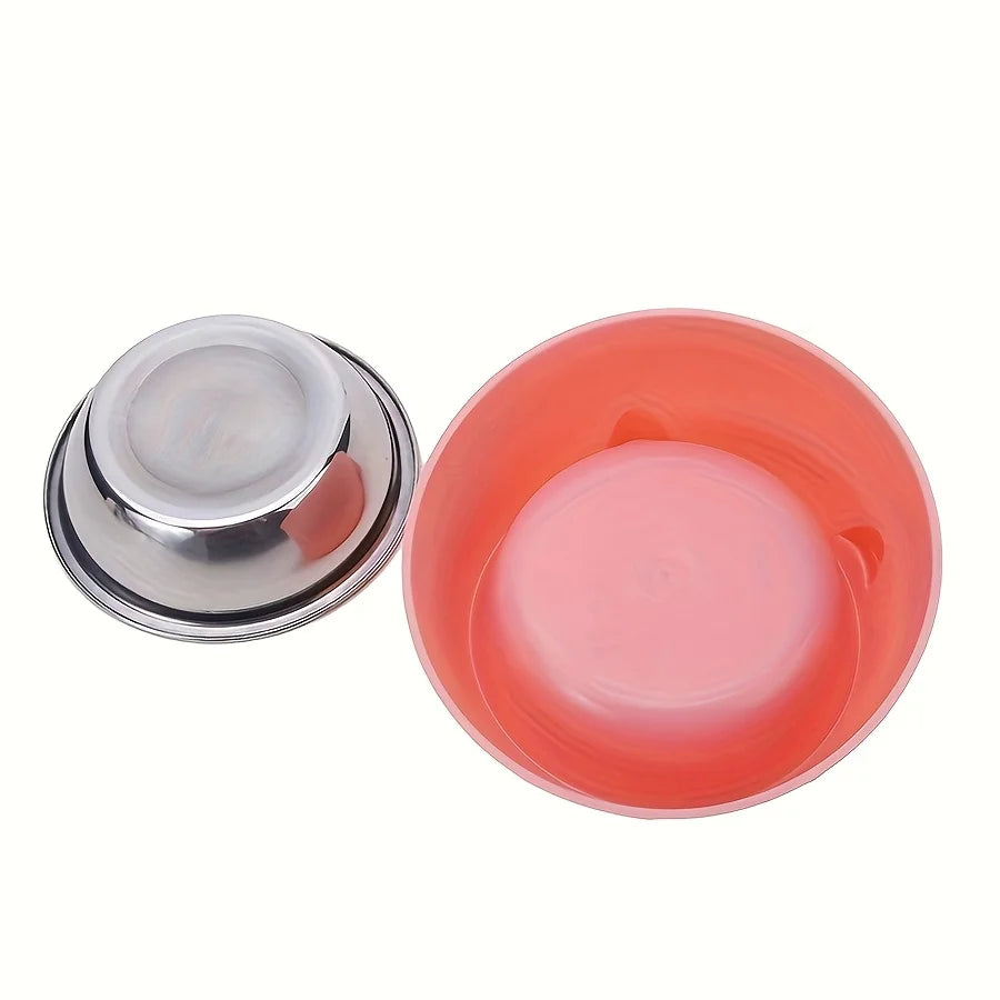 Ergonomic Elevated Cat Bowl with Inclined Stainless Steel Design