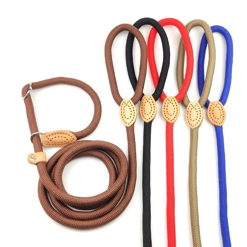 Verstellbare Nylon-Hundeleine mit Geschirr