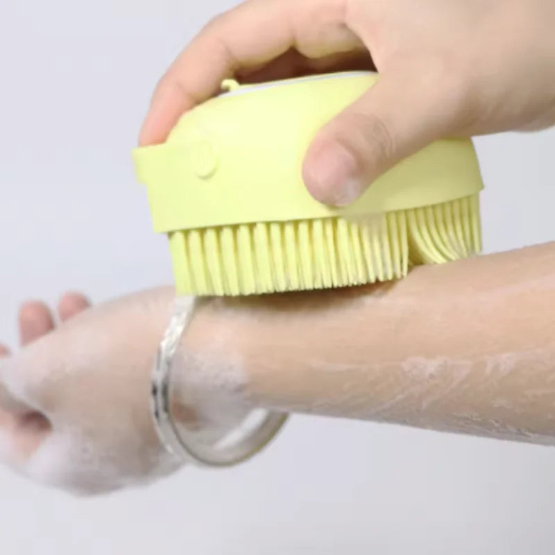 Silicone Pet Bath Massage Glove for Dogs and Cats