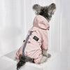 Reflective Waterproof Dog Raincoat with Hood