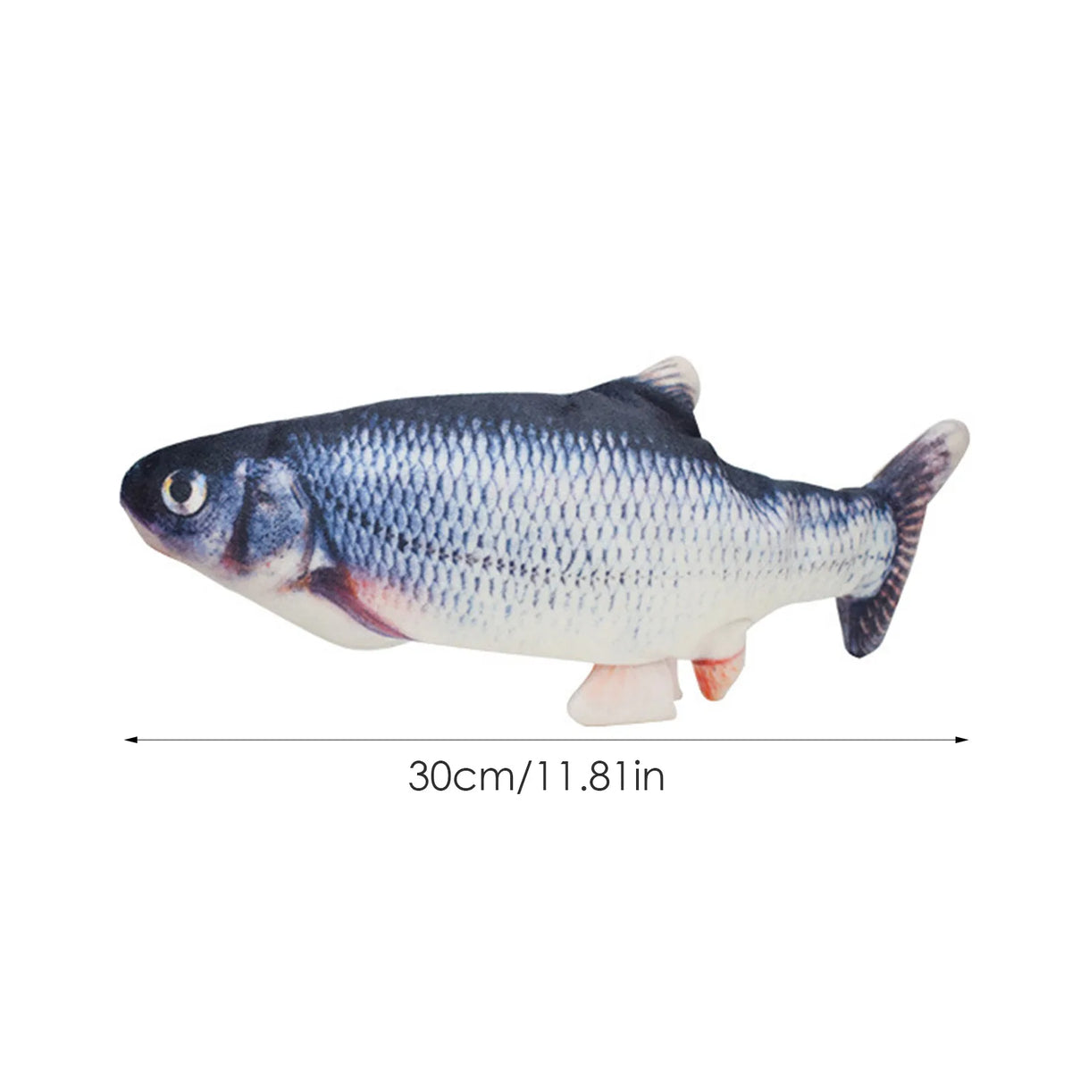 Interactive Floppy Fish Cat Toy with Motion Sensor