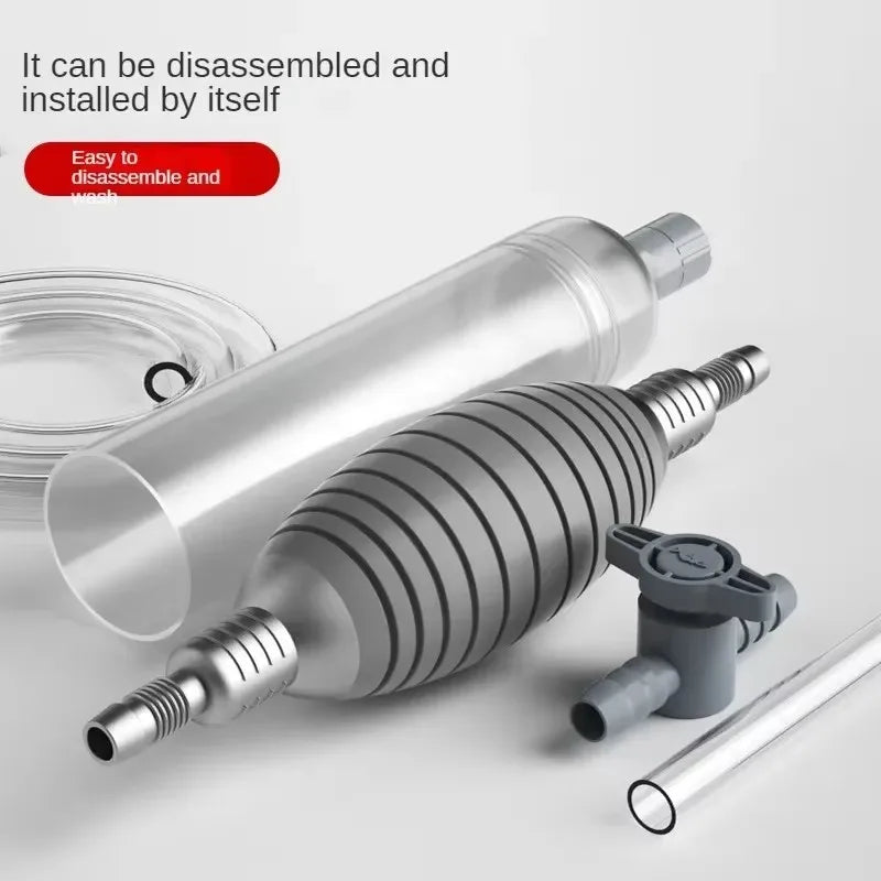 شفاط حوض السمك وشفط الرمل مع أنبوب تمديد