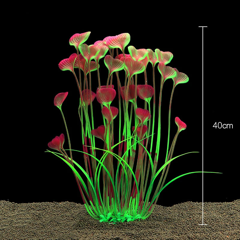 Realistic Artificial Aquarium Plants for Fish Tank Décor