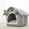 Tente-Lit de Chat et Chien Doux avec Coussin Amovible