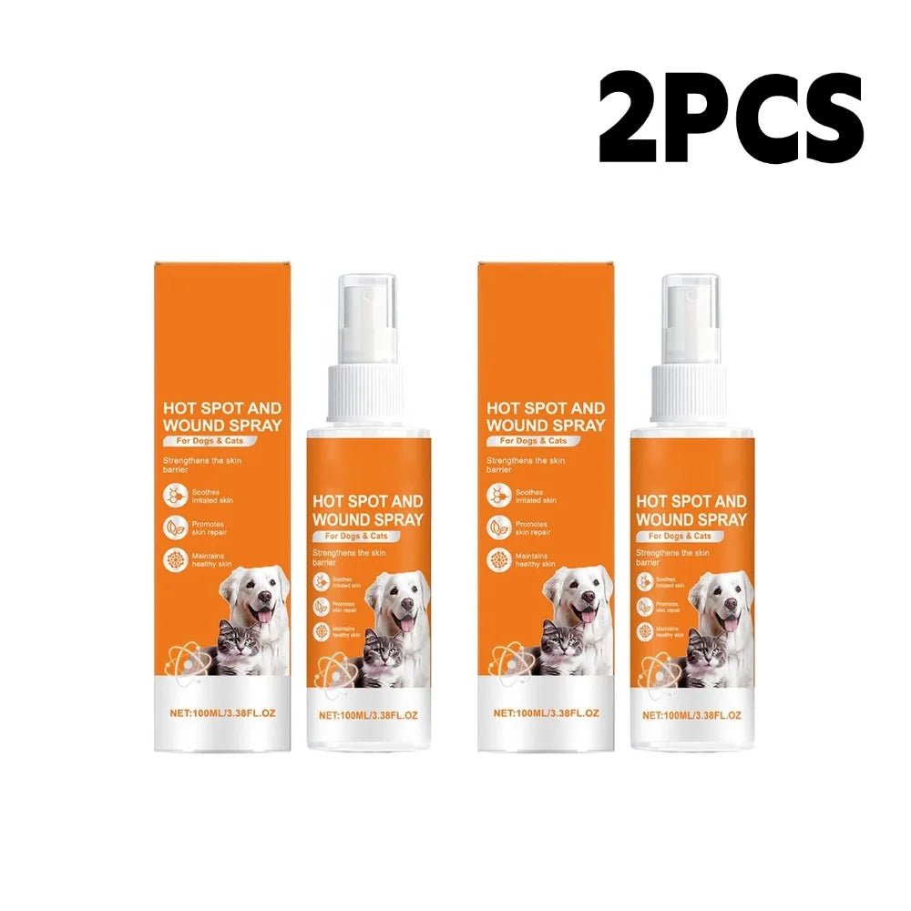 Soothing Hot Spot Spray for Dogs & Cats – Itch Relief and Skin Repair