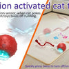 Motion-Activated Cat Toy Ball with Bird Chirping Sounds