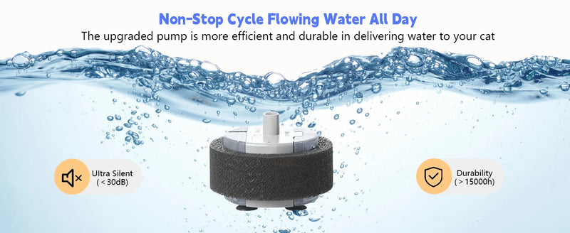 4L Stainless Steel Pet Water Fountain
