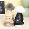 Mono de Algodón Acogedor para Perro con Capucha Impermeable
