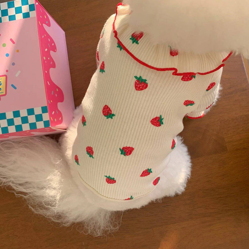 Chaleco de Fresa para Perros Pequeños