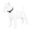 Adjustable Checker Pattern Dog Collar - Soft Nylon, Quick Release