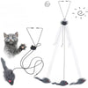 Ratón de Peluche para Gatos con Gancho para Puerta