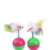 Ensemble de Jouets Interactifs pour Chats avec Plume et Souris en Peluche