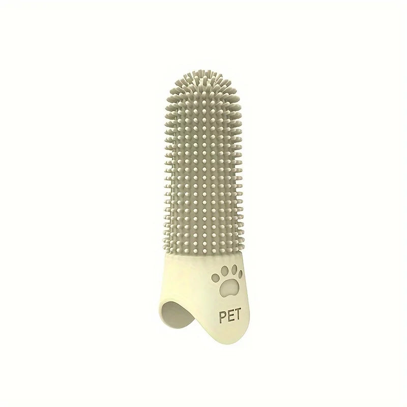 Soft Silicone 360° Finger Toothbrush for Dogs & Cats