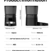 Distributeur de nourriture automatique pour animaux avec commande par bouton