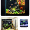 Electrostatic Aquarium Background Film – Matte Black, Water-Activated