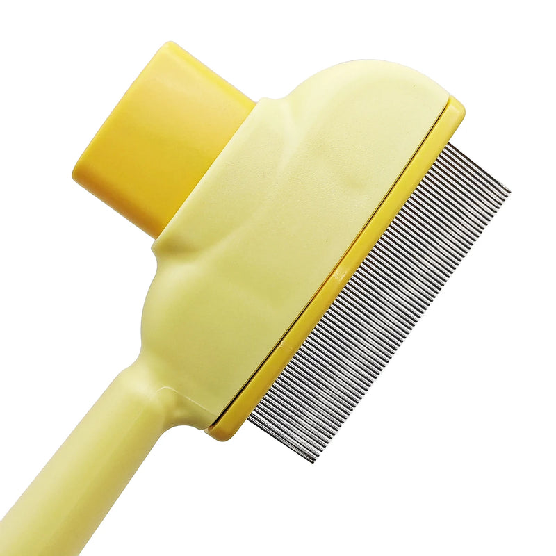 Brosse de toilettage auto-nettoyante pour animaux