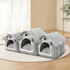 Tente-Lit de Chat et Chien Doux avec Coussin Amovible