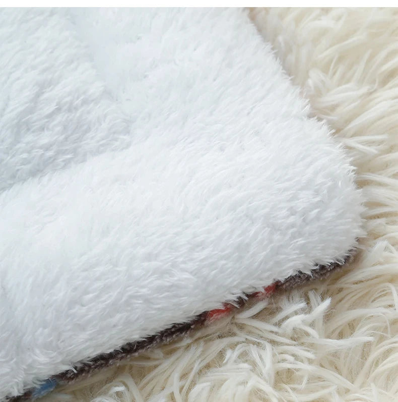 Tapis de Sommeil pour Animaux en Flanelle