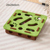 Labyrinthe Puzzle en Feutre Interactif pour Chat avec Clochette